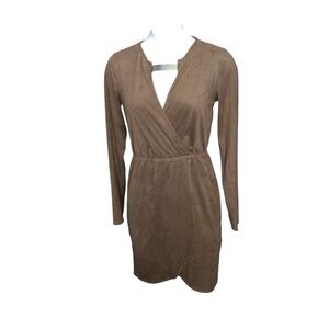 Bebe Super Cute Faux Suede Dress EUC size Medium
